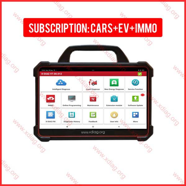 XDIAG: 24 month licence for CARS / EV / IMMO